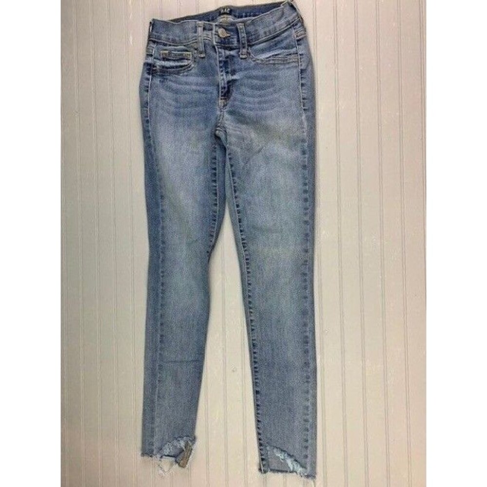 Gap Size 24 Womens Jeans Favorite Jeggings Skinny Raw Hem Stretch Low Rise